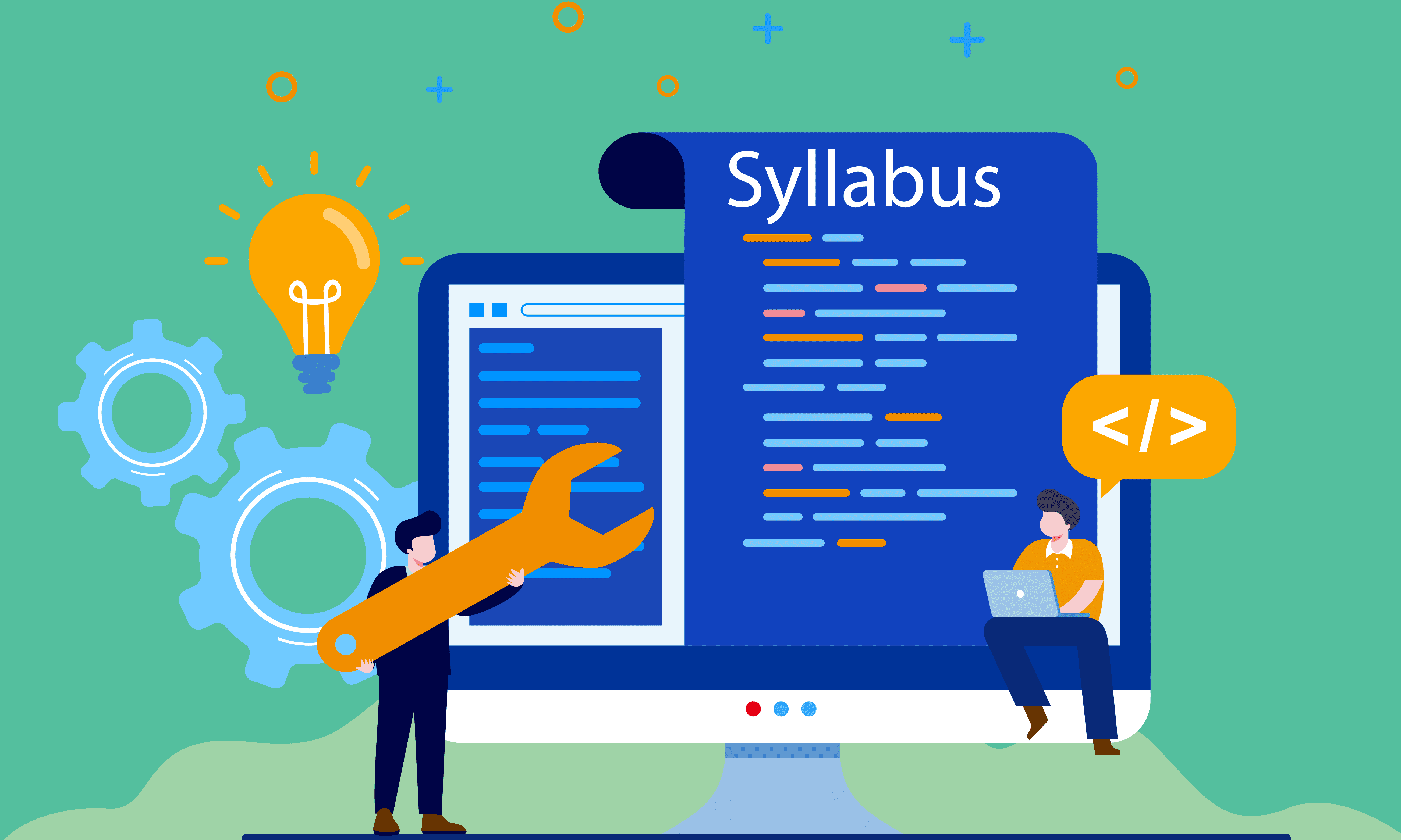 Syllabus creation feature in learning management system software